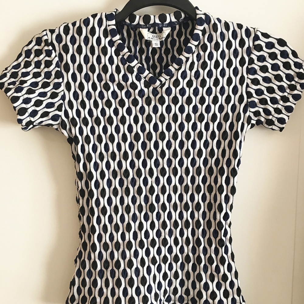 Vintage Guess patterned shirt - Size small